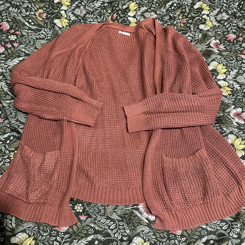 Cozy Maurice’s Women's Cardigan in Rust